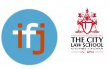 IfJ/City Law School logos